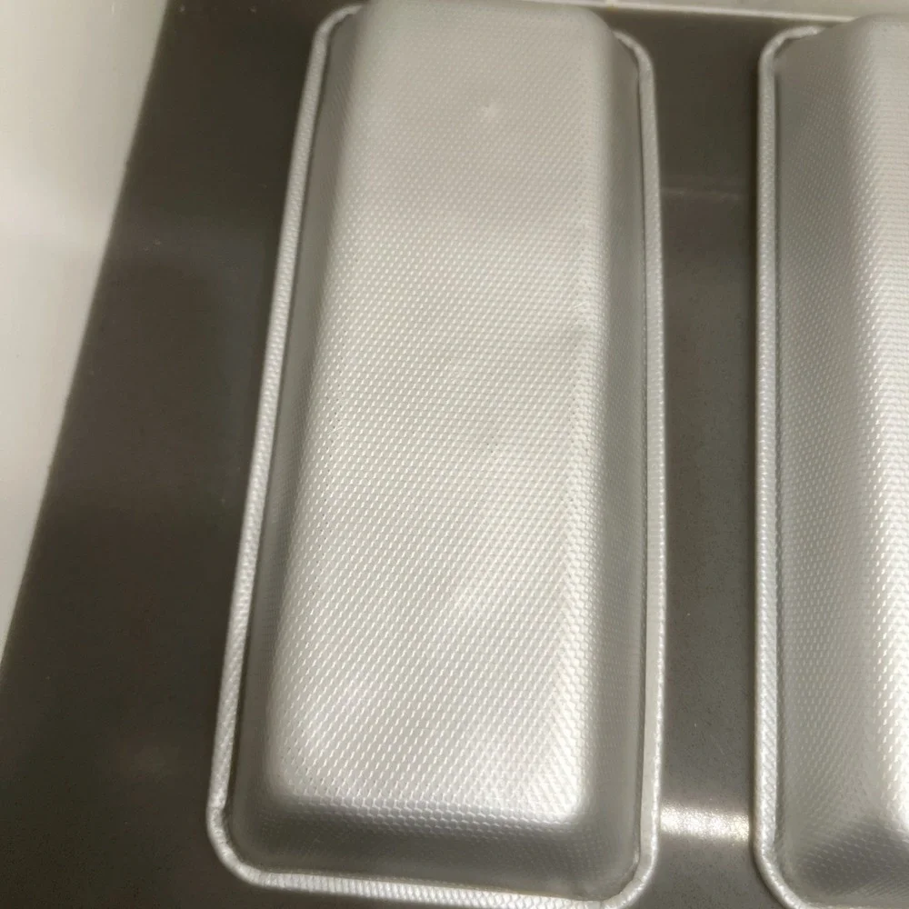 Vintage Set Aluminum Metal Ice Cube Trays 14 Cubes w/Plastic Insert 2 Trays Lot